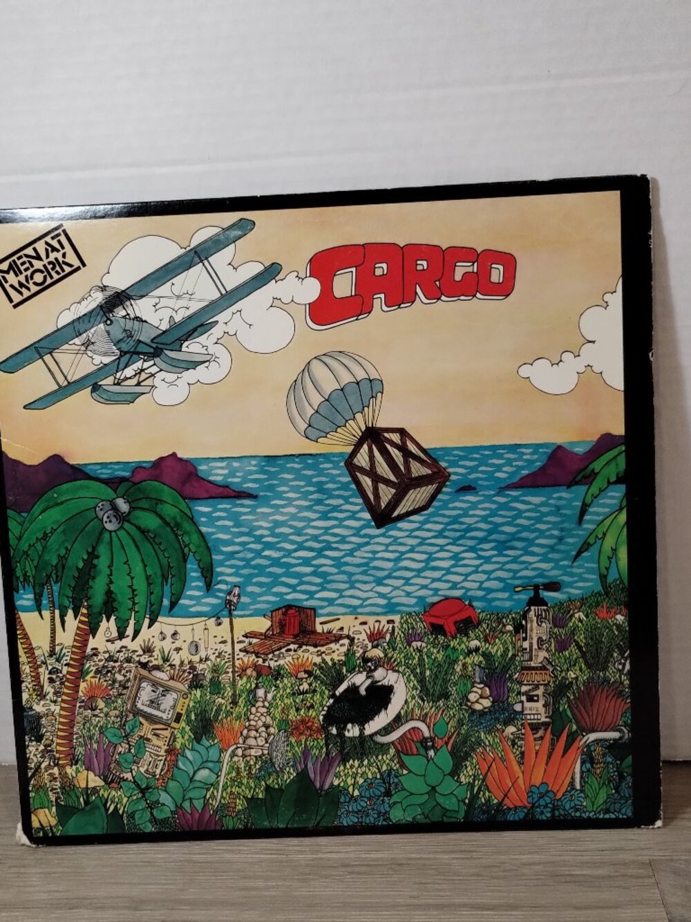 Men At Work - Cargo Vinyl LP - Columbia QC 38660 w/ Original Lyric Sleeve